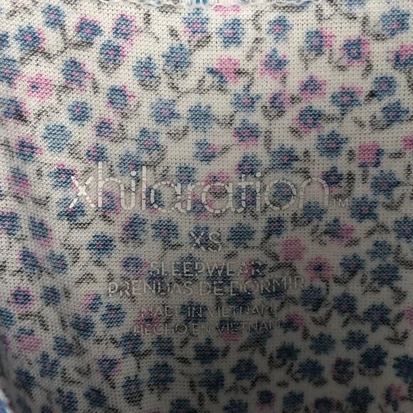 Xhilaration Multicolor Floral Print Babydoll Chemise Nightie Lingerie Tank Top - Picture 5 of 8